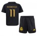 Real Madrid Rodrygo Goes #11 Babykleding Derde Shirt Kinderen 2023-24 Korte Mouwen (+ korte broeken)